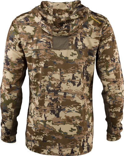 Browning Early Season Hooded - Ls Shirt 1/4 Zip Auric Xx-lrg* Browning