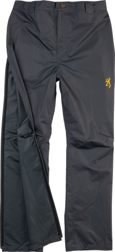 Bg Kanawha Rain Pant X-large - Carbon Gray W/leg To Waistzpr! Browning