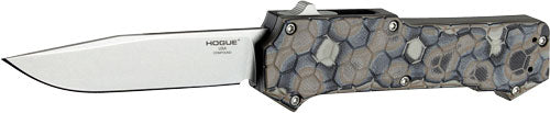 Hogue Compound 3.5" Otf Auto - G-10 Frame G-mascus Drk Earth Hogue