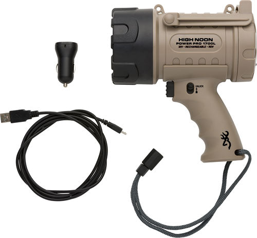 Browning High Noon Power Pro - Spotlight 1700 Lumens Rechrgbl Browning