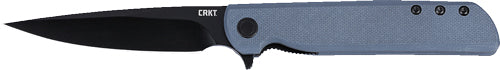 Crkt Lck Plus 3.3" Plain Edge - Gray/black G10 CRKT Knives