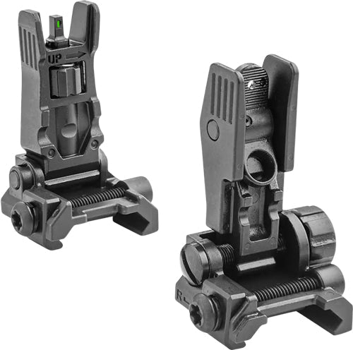 Meprolight Front Green Tritium - Rear Blank Flip Up Sights Meprolight