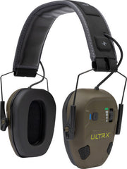Ultrx Bionic Fuse Ion E-muff - Bluetooth Earmuff 22db Olive Allen