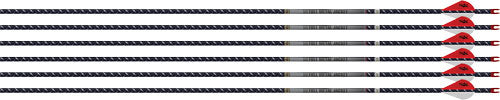 Easton Arrow 4mm Fmj 400 - 6-pack W/ 2" Blazer Vanes! Easton