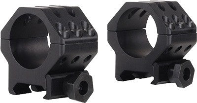 Weaver Rings 6-hole Tactical - 1" Medium Matte .280" Weaver