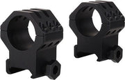 Weaver Rings 6-hole Tactical - 1" X-high Matte .520" Weaver