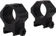 Weaver Rings 6-hole Tactical - 30mm High Matte .490" Weaver