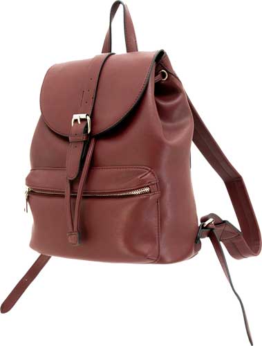 Cameleon Amelia Backpack - Concealed Carry Bag Maroon Cameleon