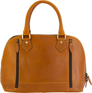 Cameleon S&w Classic Satchel - Concealed Carry Purse Brown Cameleon