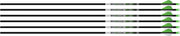 Easton Arrow Axis 5mm 400 - 6-pack W/ 2" Blazer Vanes Easton