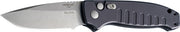 Hogue Ballista-i Button Auto - Drop Point Blade Tmbld Blk 3.5 Hogue