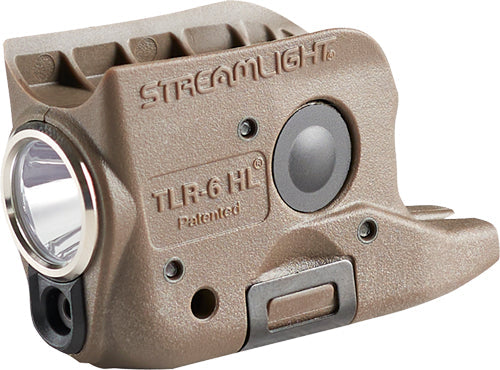 Streamlight Tlr-6 Hl Fde Light - Led/red Laser For Glock 42/43 Streamlight