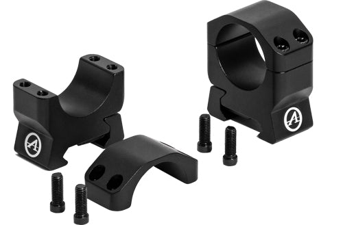 Athlon Rings Armor 1" Medium - 0.9" Height Black Athlon