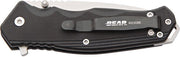 Bear Edge G10 Sideliner 3.38" - W/clip Black Handle! Bear Edge