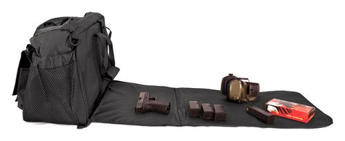 Red Rock Deluxe Range Bag Blk - Fold Out Work/cleaning Gun Mat Red Rock Gear