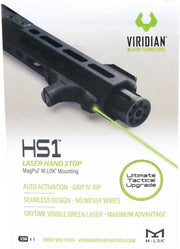 Viridian Laser Handguard Hs1 - Green W/hand Stop M-lok Black Viridian