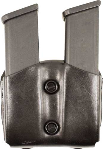 Desantis Double Mag Pouch Owb - Leather Sig P365 Black DeSantis