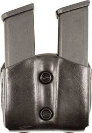 Desantis Double Mag Pouch Owb - Leather Sig P365 Black DeSantis