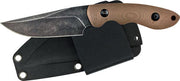 Abkt Elite Desert Predator Fxd - Blade 3.5" Clip Point D2 Steel American Buffalo Knife & Tool
