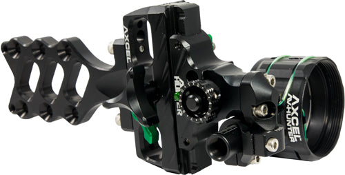 Axcel Bow Sight Accu Hunter - Single Pin Green .019 W/scope Axcel