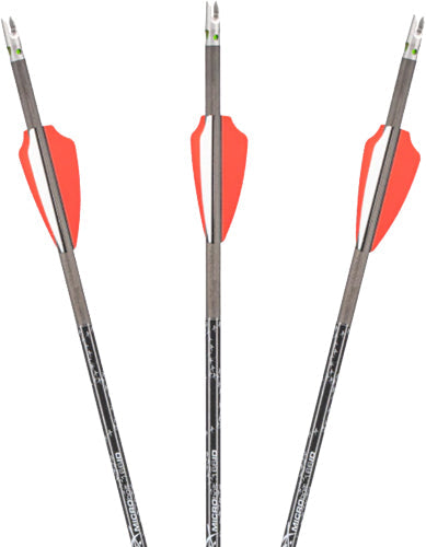 Axe Crossbow Micro Bolt .166" - W/red Lighted Nock 18" 3pk< Axe