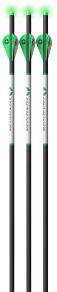 Centerpoint Xbow Arrow Premium - 20" Grn Lighted Nock .003 3pk CenterPoint