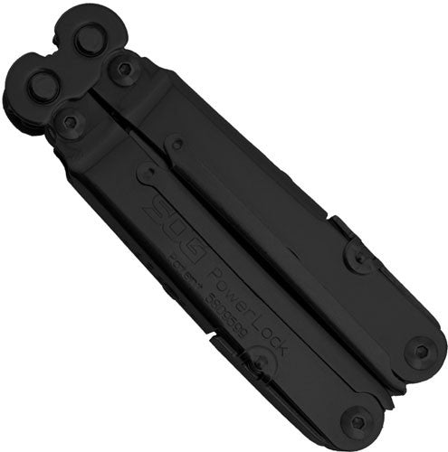 Sog Multi-tool Powerlock Black - Oxide W/sheath 18 Tools SOG
