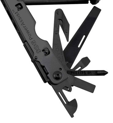 Sog Multi-tool Power Assist - Black Oxide W/sheath SOG