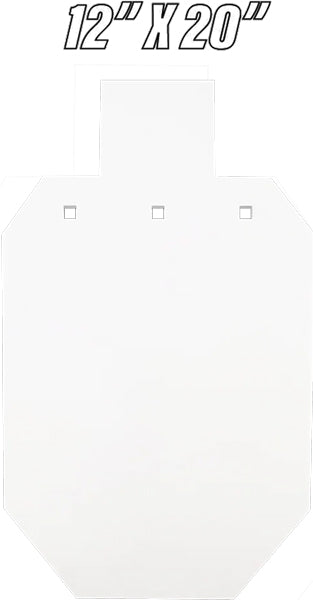 Bash Target Ar500 Silhouette - Two-third Size 12"x20"-3/8" Bash Target Supply