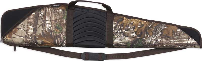 Bulldog Pinnacle Rifle Cse 48" - Aphd Camo W/ Black Leather Bulldog