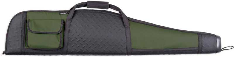 Bulldog Armor Rifle Case 48" - Green W/ Blk Extra Thick Pad Bulldog
