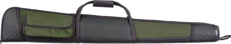 Bulldog Armor Shotgun Case 52" - Green W/ Blk Extra Thick Pad Bulldog