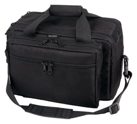 Bulldog Extra Large Range Bag - Black W/ Pistol Rug Bulldog