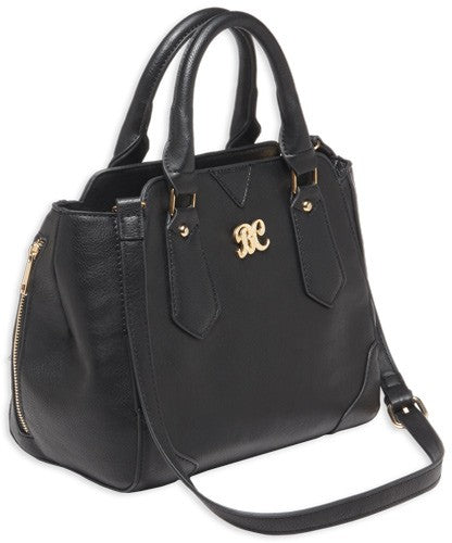 Bulldog Concealed Carry Purse - Satchel Black W/black Trim Bulldog