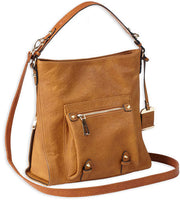 Bulldog Concealed Carry Purse - Hobo Anna Cognac Bulldog