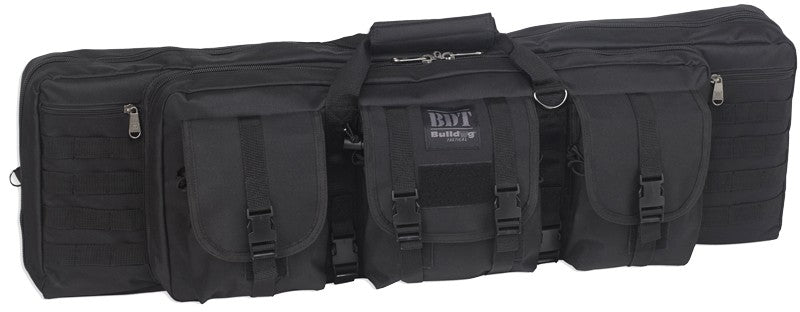 Bulldog 37" Single Tactical Cs - 3 Large Access Pockets Black Bulldog