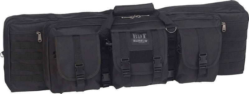 Bulldog 47" Single Tactical Cs - 3 Large Access Pockets Black Bulldog