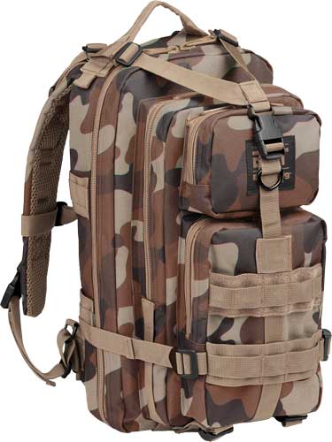 Bulldog Compact Backpack W/ - Molle Throwback Camo Bulldog