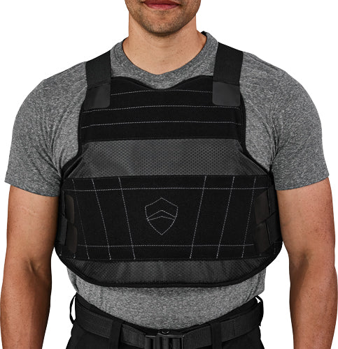 Bulletsafe Concealable Blltprf - Vest Medium Black W/cls Armor BulletSafe