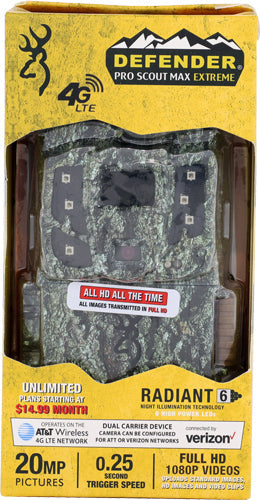 Browning Trail Cam Pro Scout - Max Extreme Hd Wireless 20mp BROWNING