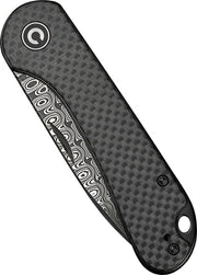 Civivi Knife Elementum Slip - Joint 2.9" Crbn Fbr/damascus CIVIVI
