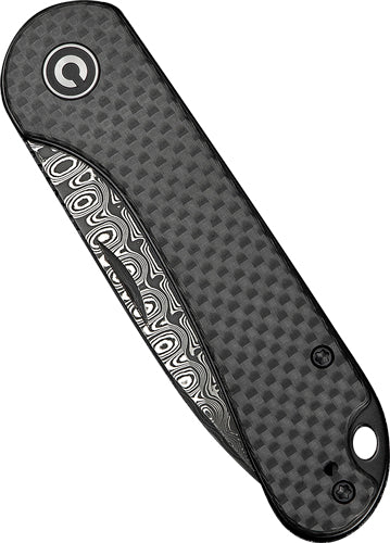 Civivi Knife Elementum Slip - Joint 2.9" Crbn Fbr/damascus CIVIVI