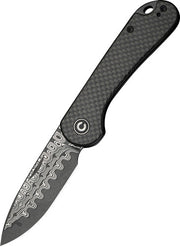 Civivi Knife Elementum Slip - Joint 2.9" Crbn Fbr/damascus CIVIVI
