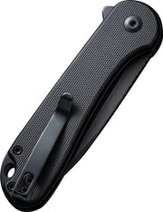 Civivi Knife Elementum Ii 2.96 - " G-10/blk Stonewash Clam Pack CIVIVI