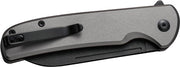 Civivi Knife Chevalier Ii 3.4" - Gray Alum Handle/black Stnwsh CIVIVI