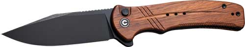 Civivi Knife Cogent 3.47" Wood - /stonewash Button Lock CIVIVI