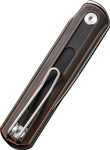 Civivi Knife Foldis 2.67" Blk - Hand Rubbed Copper/silver! CIVIVI