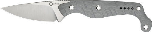 Civivi Knife Sokn 2.82" Gray - G-10 Stonewash Kydex Sheath CIVIVI