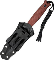 Civivi Knife Perfrico Fixed - 4.49" Bugundy G10/striped Bld CIVIVI