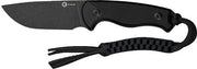 Civivi Knife Timberbark 3.2" - Fixed Black/black G10 Stnwash CIVIVI